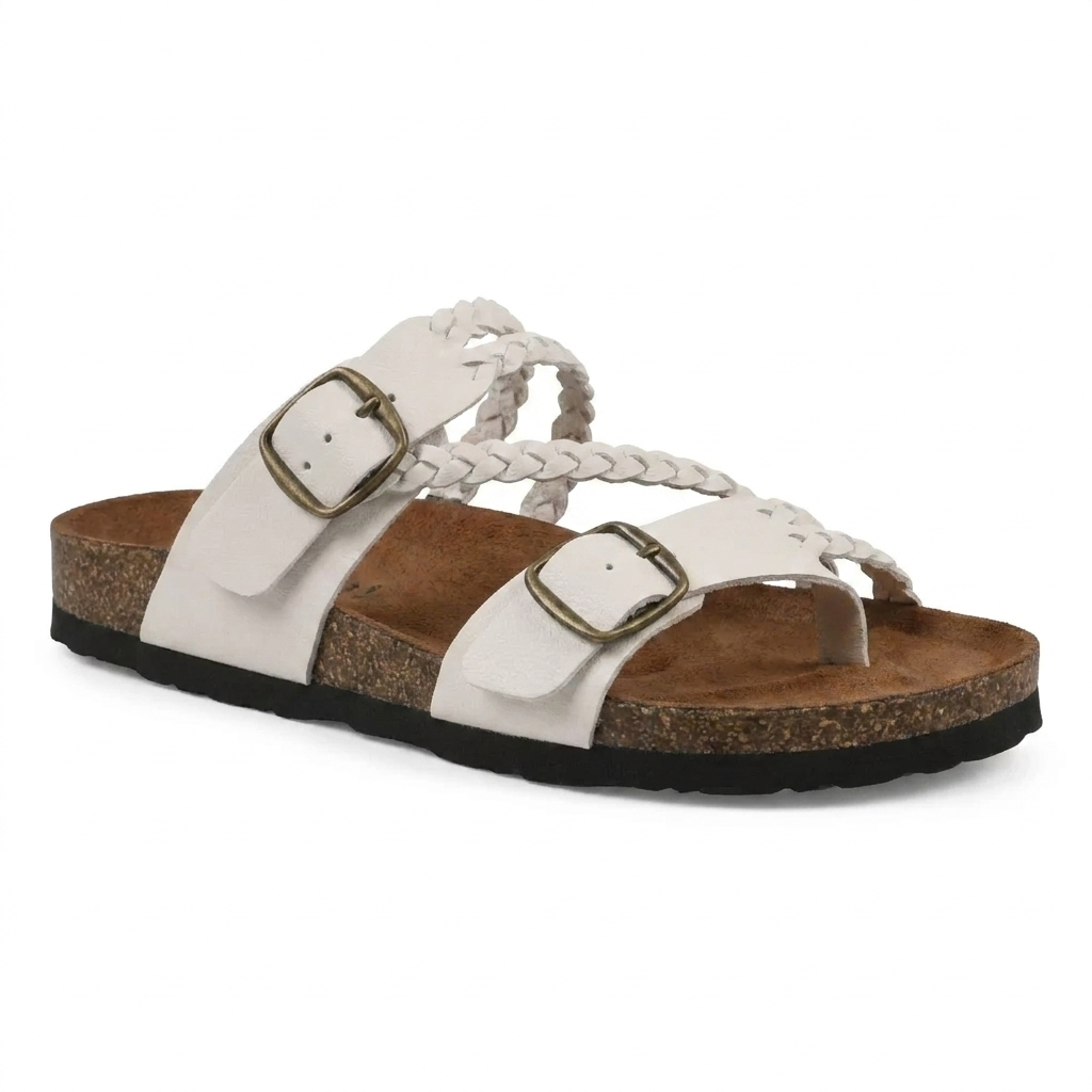 VaraStep™ Hayleigh Cork Sandals — Everyday Comfort, Effortless Style.