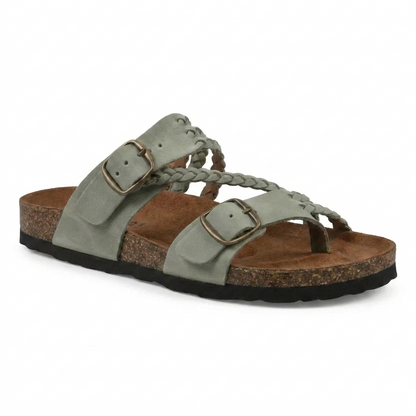 VaraStep™ Hayleigh Cork Sandals — Everyday Comfort, Effortless Style.