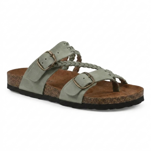VaraStep™ Hayleigh Cork Sandals — Everyday Comfort, Effortless Style.