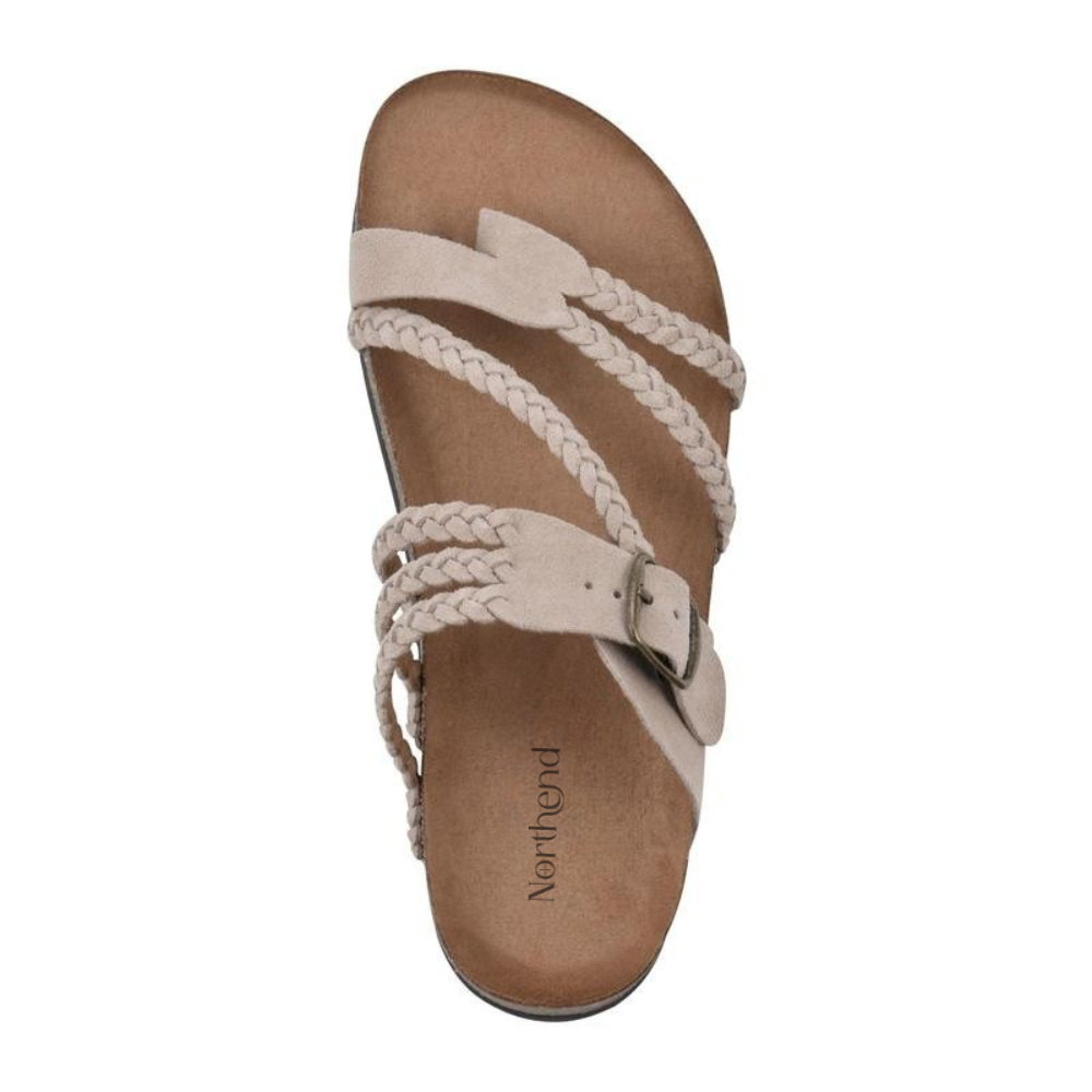 VaraStep™ Hayleigh Cork Sandals — Everyday Comfort, Effortless Style.